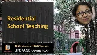 LifePage Career Talk on Residential School Teaching