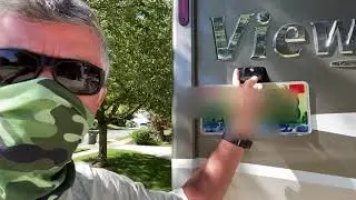 RV Hack: Move your RV Tag to avoid getting a ticket !  (Cargo carrier & Bike rack issues) 16V