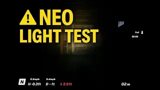 DJI NEO + RovyVon A1 Tactical Light | Dark Indoor FPV Sweep 🔦