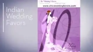 Indian Wedding Favors Presented by Chic Wedding Favors
