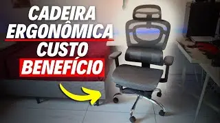 A MELHOR Cadeira Ergonômica CUSTO-BENEFíCIO? Review LuvinCo Mônaco/BT07