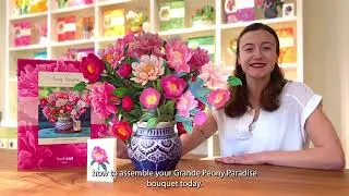 Grande Peony Paradise Pop-Up Bouquet Unboxing