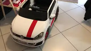 Toy Car Golf GTI, 2HP superfast. Close look!