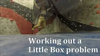 Bouldering a Little Box problem