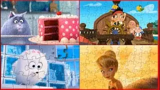 Tinker Bell The Secret Life of Pets Jake and the Never Land Pirates Puzzle Games For Kids