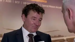 Интервью с представителями Fokker Services Group на авиасалоне в Дубае 2025 года.
