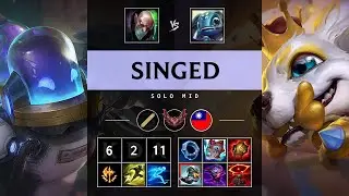 Singed Mid vs Fizz - TW Grandmaster Patch 25.20