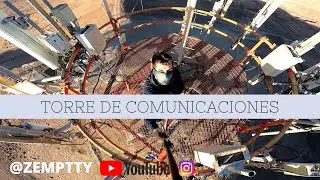 Escalando torre de comunicaciones