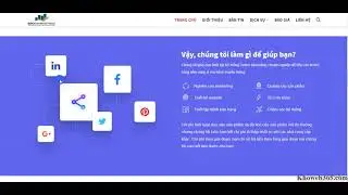Mẫu Demo Website Dịch Vụ Marketing - MK29 || Khoweb365.com
