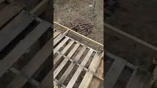 Building Raised Goat House project continue (5)
