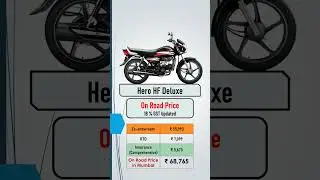 Hero HF Deluxe On Road Price 2025 | Mileage, Features & Review | Best Budget Commuter Bike