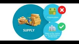 Meaning of Supply / Scope of Supply under GST / Section 7 of the CGST Act, 2017