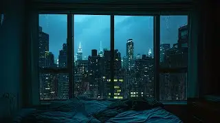 Rainy Nights in the City 🌙 8-Hour Rain Sounds for Instant Sleep