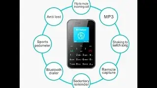 AEKU I6  SMART FEATURES CREDIT CARD SIZE MOBILE WITH KEYPAD TOUCH