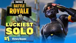 Luckiest Win Ever in Solo (Fortnite) @OMGitsDsab