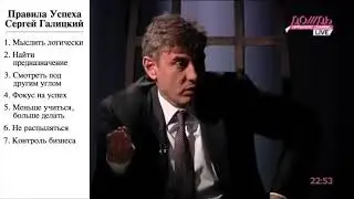 Правила Успеха I Сергей Галицкий. Бизнес финансы, успех, саморазвитие