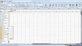 Compare Lists Using a PivotTable