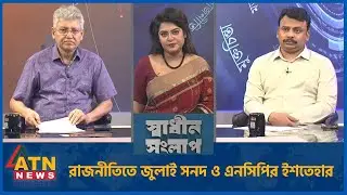 রাজনীতিতে জুলাই সনদ ও এনসিপির ইশতেহার | মাসুদ কামাল | ফয়েজ আহম্মদ | Sadhin Songlap | 03 August, 2025