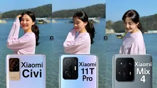 Xiaomi Mi Civi vs Xiaomi Mi 11T Pro vs Xiaomi Mi Mix 4 Camera Test