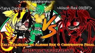 Talys Darkzin vs Alison Rex: O Confronto Final ( cenas deletadas parte 2 ) #gacha #gachaclub 
