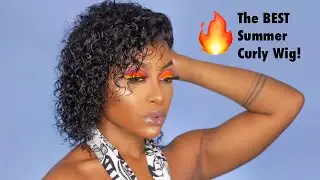 The BEST Summer Curly Bob! ft. ISEE Hair AliExpress  | PETITE-SUE DIVINITII