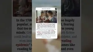 When Reading Was Dangerous? 📚😱 | #fact #facts #shorts