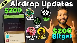 ZOO Airdrop Listing on Bitget | SEED Airdrop MON BOX | PAWS Airdrop NFT Voucher Minting is Ending