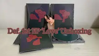 DEF. 1st EP &lsquo;LOVE&rsquo; Unboxing