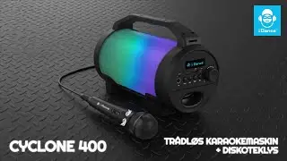Караоке-колонка iDance Cyclone 400 + 1 микрофон + светодиодная дискотека