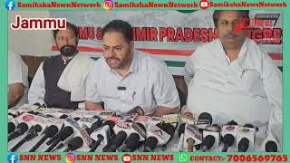 #JKPCC President  Vikar Rasool Wani along with Senior Leadership Addresses Press Conference. .