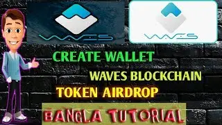 How to create?WAVES wallet,open wallet,restore wallet,Toturial in Bangla,