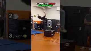 Ranking The Worst Backflip Fails 💀