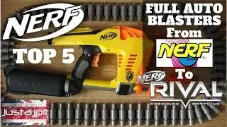 Полностью автоматические пулеметы Nerf: 5 лучших полностью автоматических пистолетов Nerf и их история (Nerf Wildfire-Rival Nemesis)