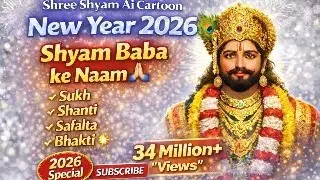 New Year Special Bhajan 2026 🎶 | Hare Ka Sahara Shyam Baba | Shree Shyam Ai Cartoon #video #viral