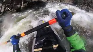 Warner River, NH- Melvin Mills thru Waterloo 4/6/20 6ft on the gauge and between people