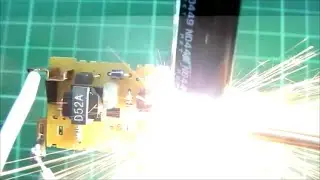 High voltage electric shock circuit from a disposable camera