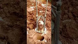 unique farming tool for digging holes in the ground #shorts