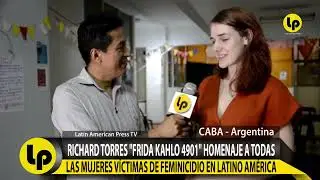 RICHARD TORRES FRIDA KAHLO 4901 HOMENAJE A TODAS LAS MUJERES V&Iacute;CTIMAS DE FEMINICIDIO  LATINO AM&Eacute;RICA