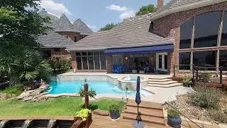 Quick Drone Flight over Lake Conroe Texas on a Super Day