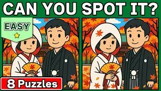 【EASY】Can You Solve These Calm Spot the Difference Puzzles? #96