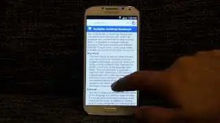 Samsung Galaxy S4 Octa Core - Sunspider Javascript Test - Chrome Browser