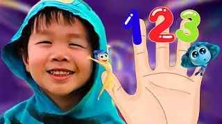 123 ABC Song & Inside Out Shark Finger Family | Disney Pixar | DoReMi Kids Songs and Nursery Rhymes