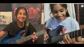 Worlds most Amazing 11 year old guitar enthusiast Aanika Pai!