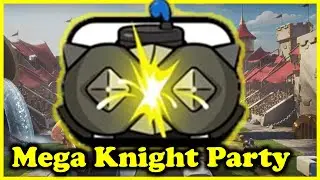 MEGA KNIGHT PARTY IN RANDOM ELIXIR CHALLENGE