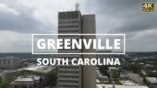 Greenville, South Carolina - [4K] Drone Tour