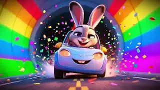 Baby Bunny’s Ultimate Sing-Along Journey 🐇🚗🎵 3D Animated Kids Song for Families | Learning & Fun!