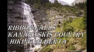 Ribbon Falls  Kananaskis Country  Hiking Alberta Canada