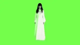 Fantome sur fond vert GRATUIT pour montage vid&eacute;o