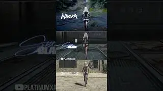 A2 Outfit in Naraka Bladepoint vs Stellar Blade vs NieR Automata | Front Side Comparison (4K)