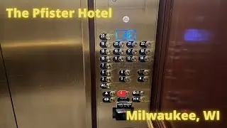Modded Otis Traction elevators at The Pfister Hotel in Milwaukee, WI